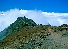 Am Gipfel des Roque de los Muchachos (2624 m). : Wolken